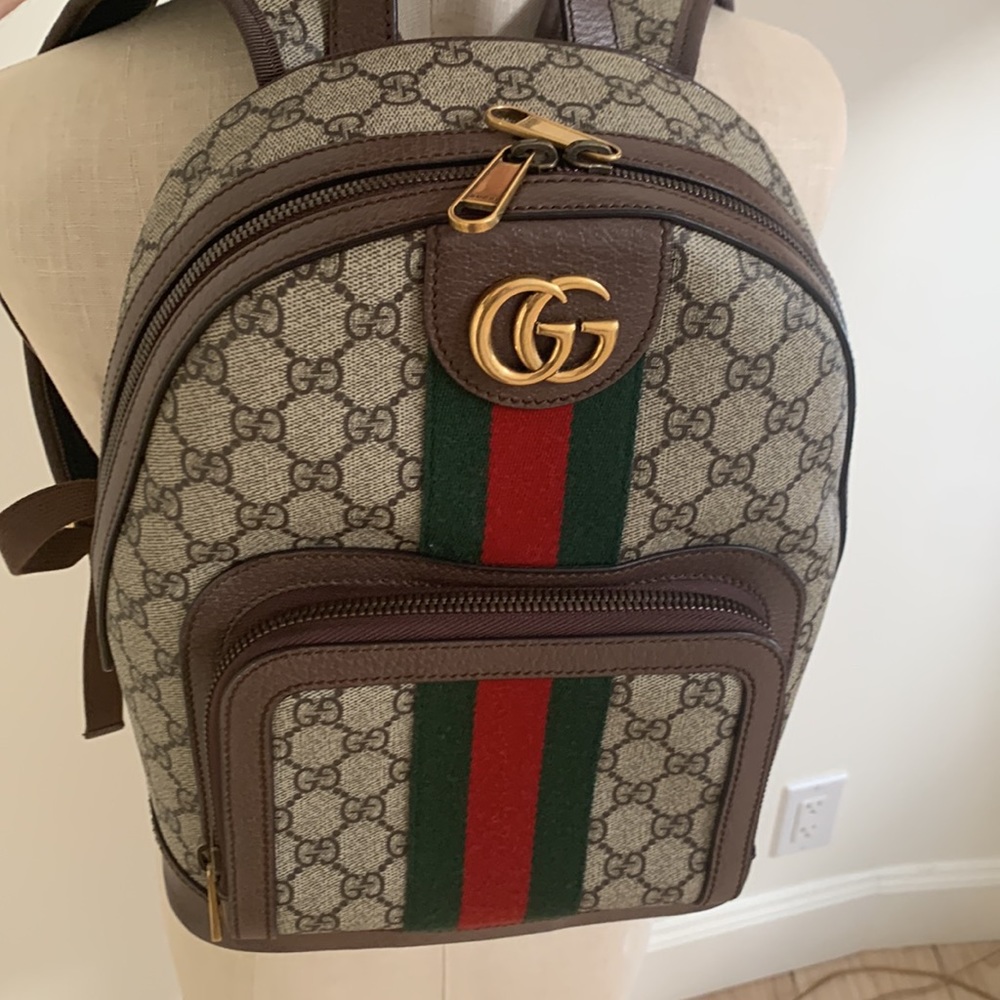 Gucci Ophidia GG Supreme Small Backpack - Picture 2 of 15
